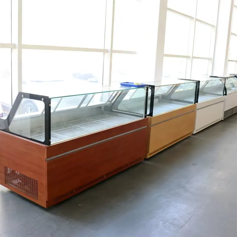 1.5m Showcase Chiller for Fresh Meat Storage and Display Commercial Kitchen Equipment