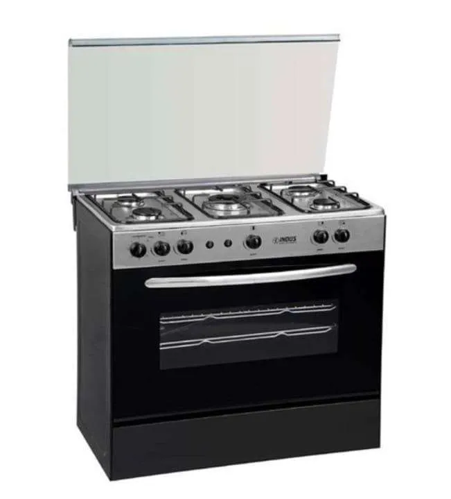 Arohi Heavy-Duty Commercial 5-Burner Cooking Range (100% Stainless Steel) Commercial Kitchen Equipment