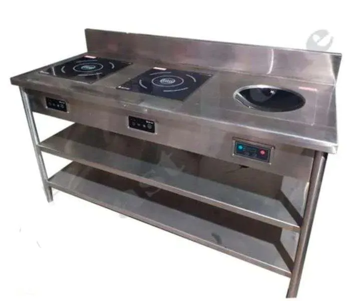 East Zone Stainless Steel Induction Base Range, For Hotel Commercial Kitchen Equipment