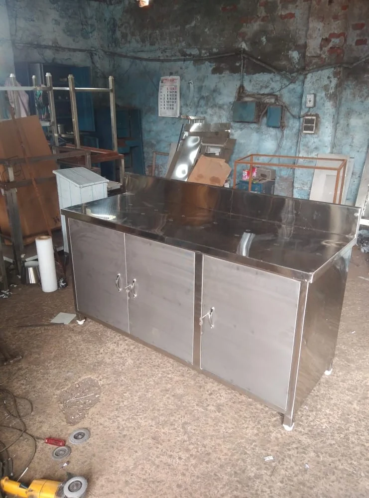 Stainless Steel Cabinet Table Commercial Kitchen Equipment