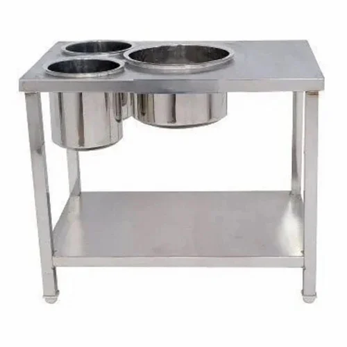 Stainless Steel Dosa Table Commercial Kitchen Equipment