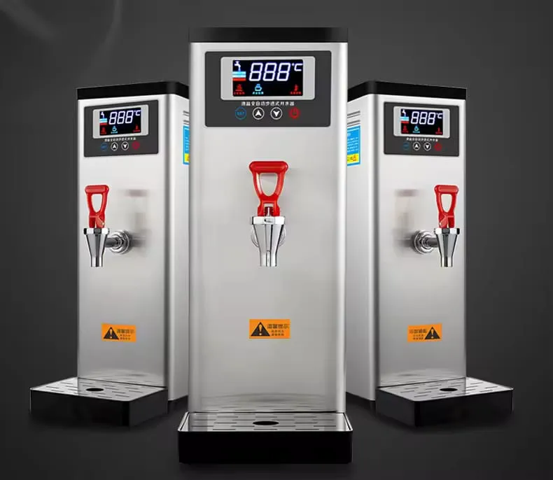 Stainless Steel Electric Hot Water Boiler 50 Liter for Bubble Tea Commercial Kitchen Equipment