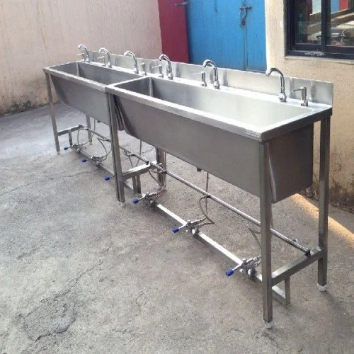 Stainless Steel Hand Wash Station Commercial Kitchen Equipment